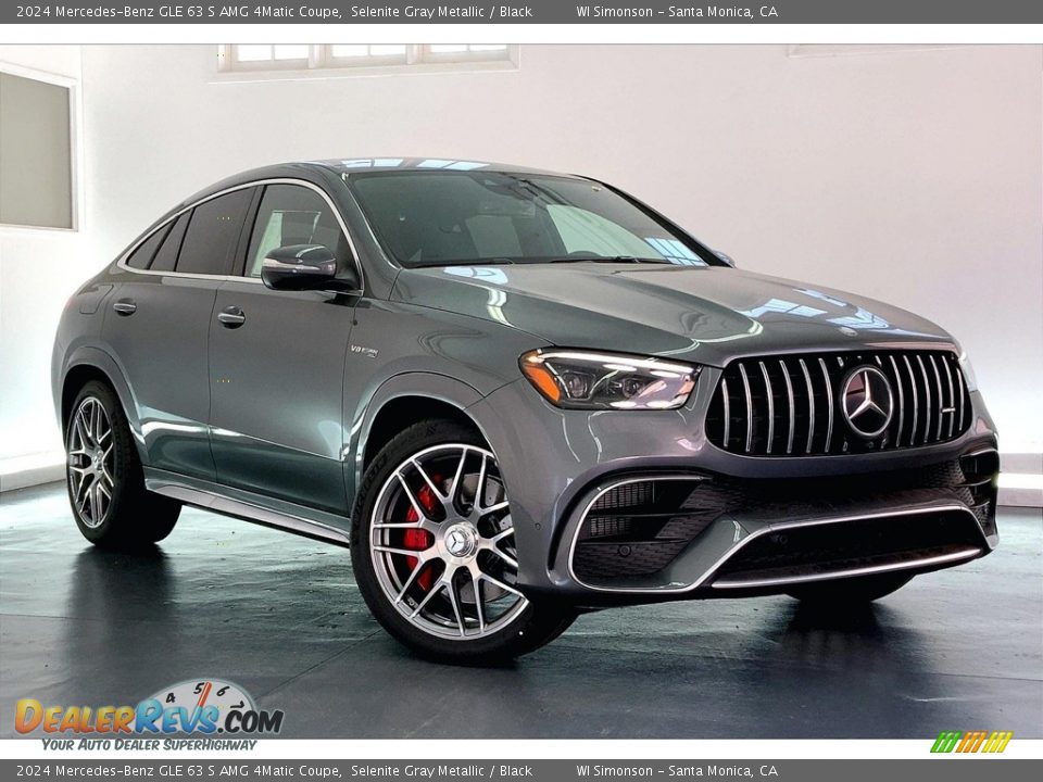 2024 Mercedes-Benz GLE 63 S AMG 4Matic Coupe Selenite Gray Metallic / Black Photo #11