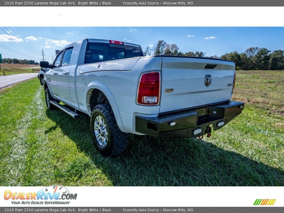 2016 Ram 2500 Laramie Mega Cab 4x4 Bright White / Black Photo #6