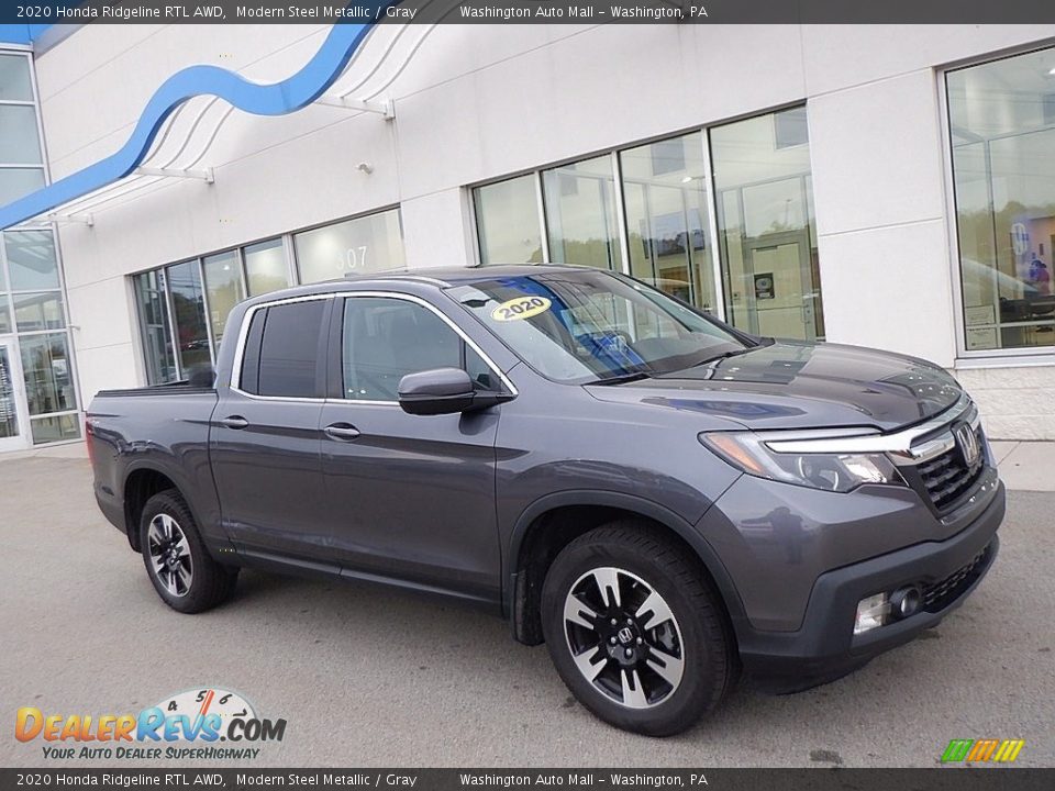 Front 3/4 View of 2020 Honda Ridgeline RTL AWD Photo #1