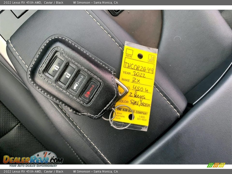 Keys of 2022 Lexus RX 450h AWD Photo #11