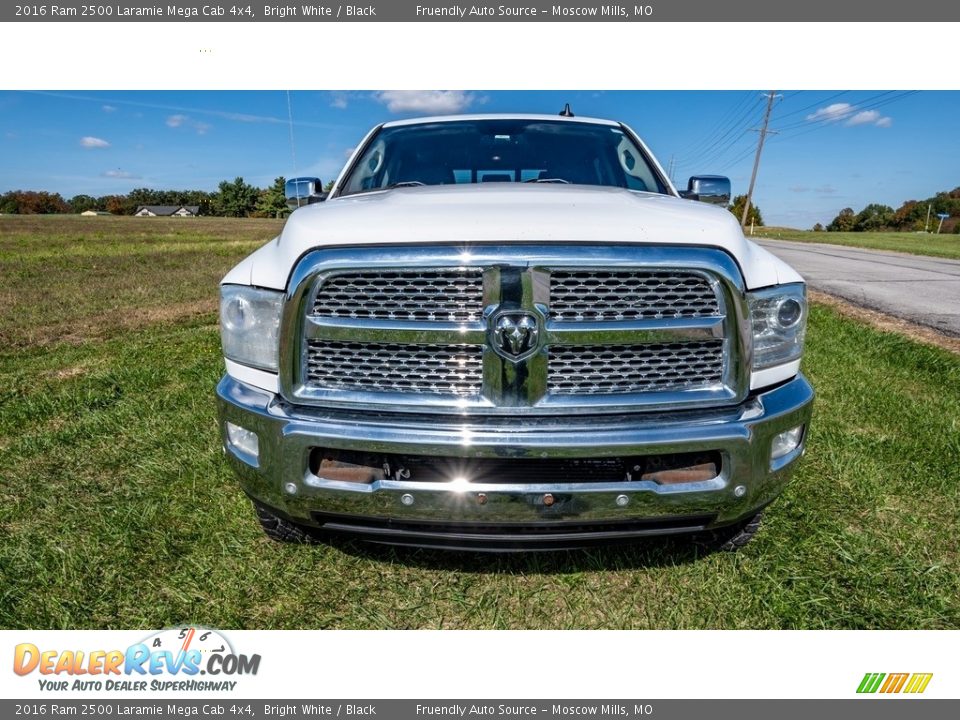 2016 Ram 2500 Laramie Mega Cab 4x4 Bright White / Black Photo #9