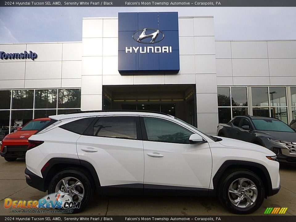 2024 Hyundai Tucson SEL AWD Serenity White Pearl / Black Photo #1