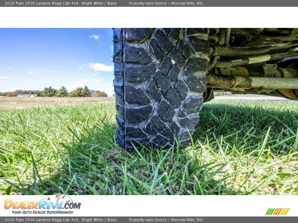 2016 Ram 2500 Laramie Mega Cab 4x4 Bright White / Black Photo #11