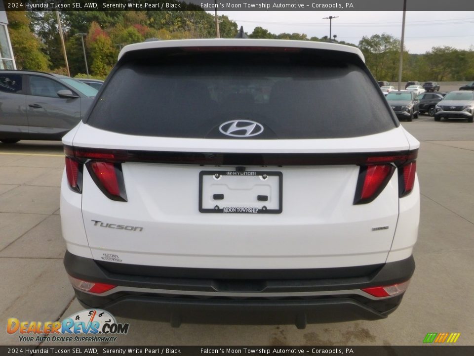 2024 Hyundai Tucson SEL AWD Serenity White Pearl / Black Photo #3