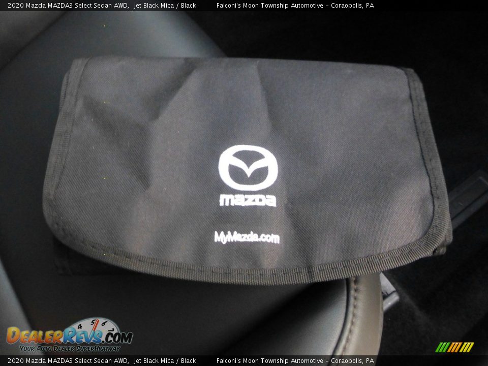 2020 Mazda MAZDA3 Select Sedan AWD Jet Black Mica / Black Photo #14