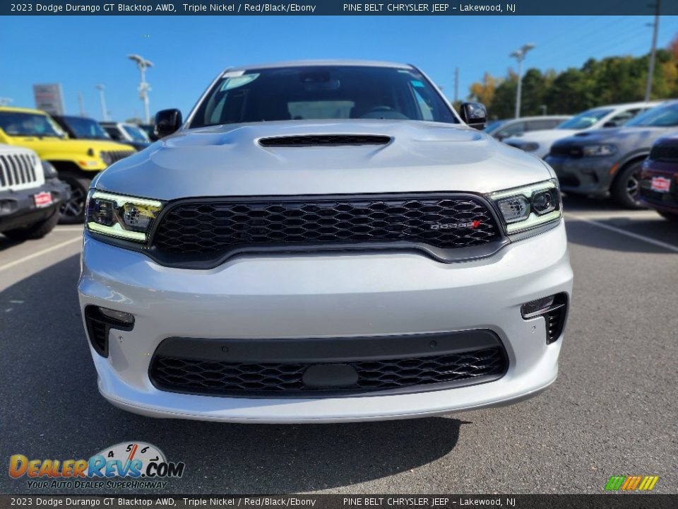 2023 Dodge Durango GT Blacktop AWD Triple Nickel / Red/Black/Ebony Photo #2