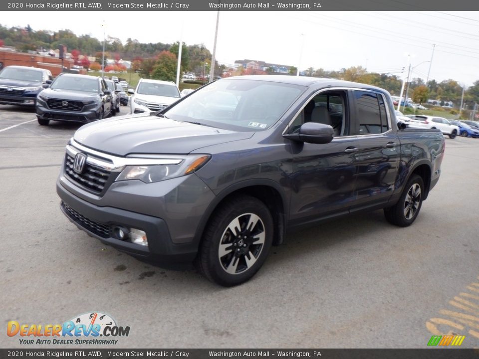 2020 Honda Ridgeline RTL AWD Modern Steel Metallic / Gray Photo #5