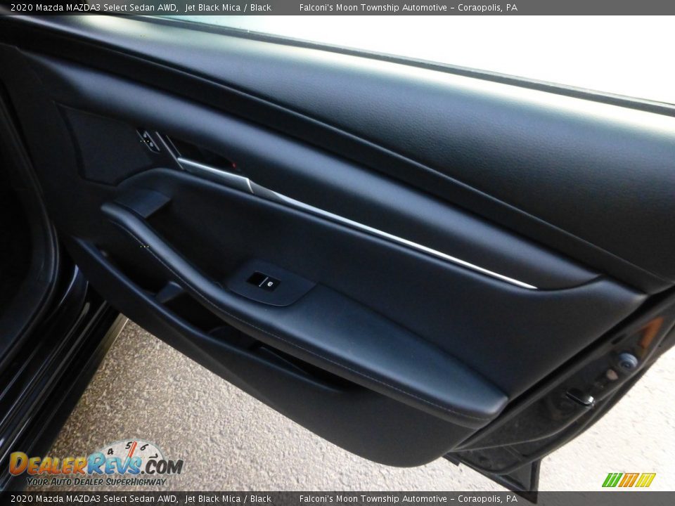 2020 Mazda MAZDA3 Select Sedan AWD Jet Black Mica / Black Photo #15