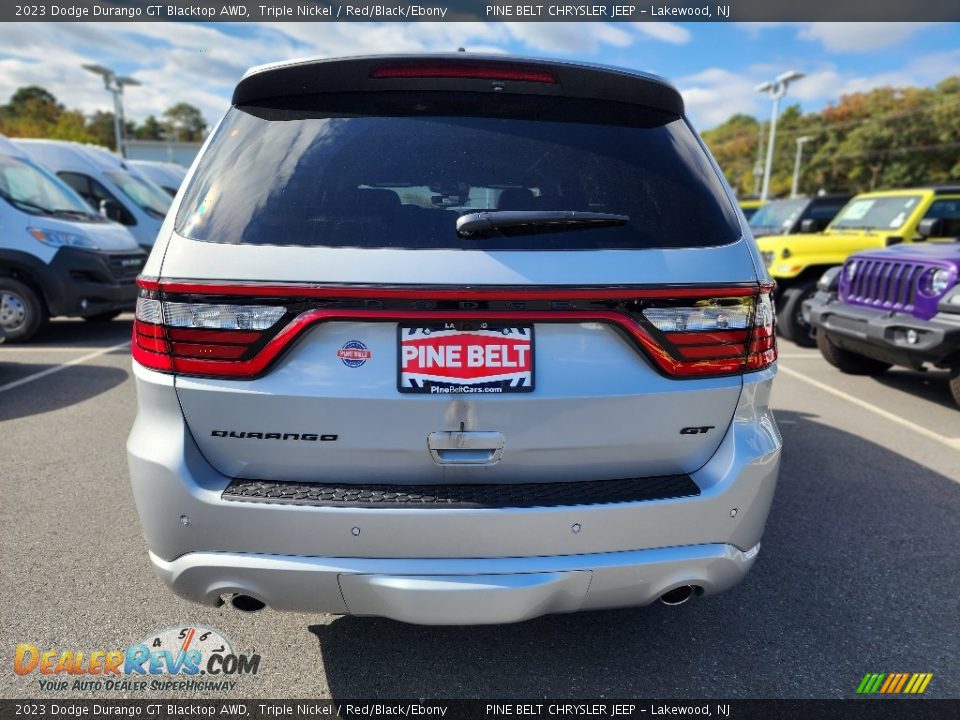 2023 Dodge Durango GT Blacktop AWD Triple Nickel / Red/Black/Ebony Photo #4