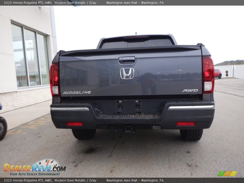 2020 Honda Ridgeline RTL AWD Modern Steel Metallic / Gray Photo #8