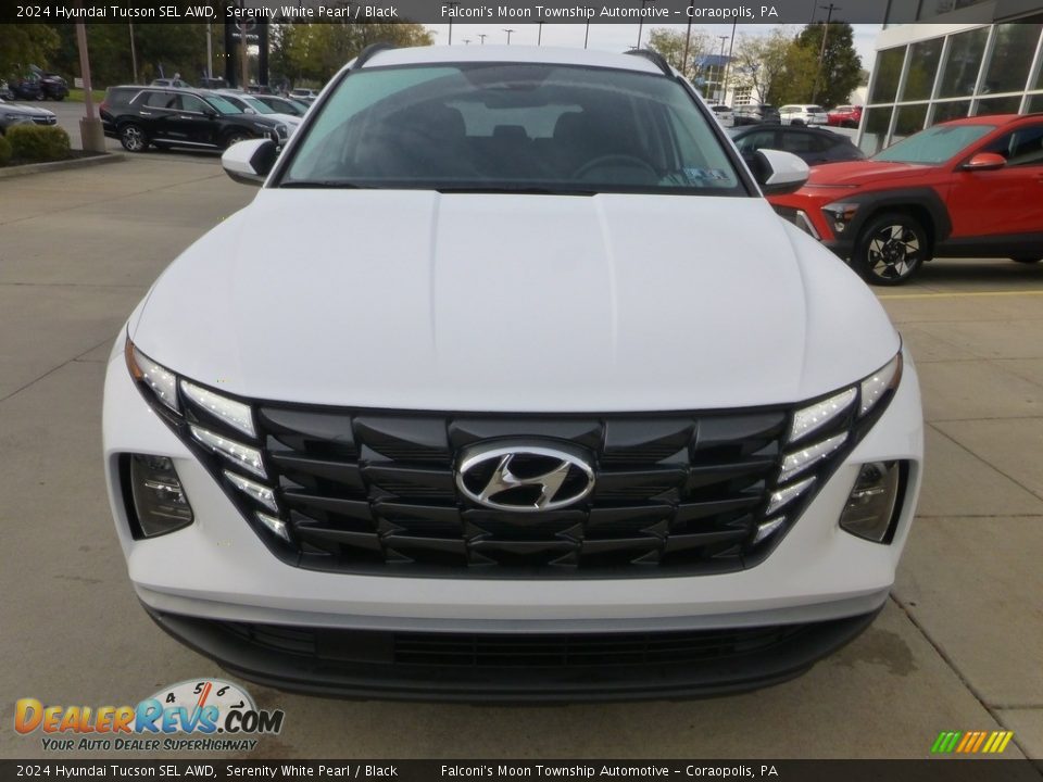 2024 Hyundai Tucson SEL AWD Serenity White Pearl / Black Photo #8