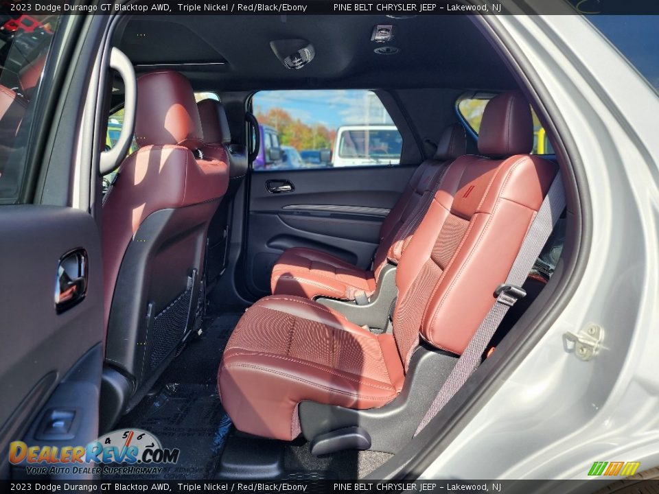 Rear Seat of 2023 Dodge Durango GT Blacktop AWD Photo #7