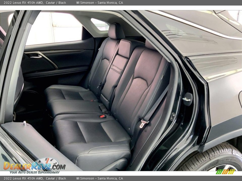 Rear Seat of 2022 Lexus RX 450h AWD Photo #20