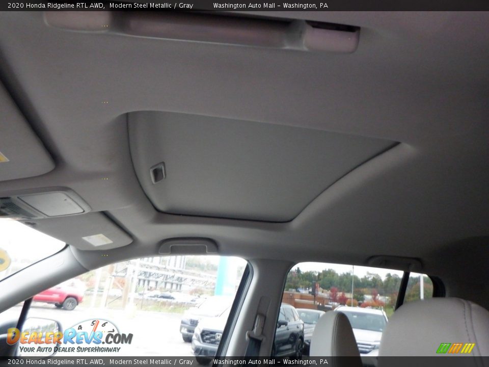 Sunroof of 2020 Honda Ridgeline RTL AWD Photo #10