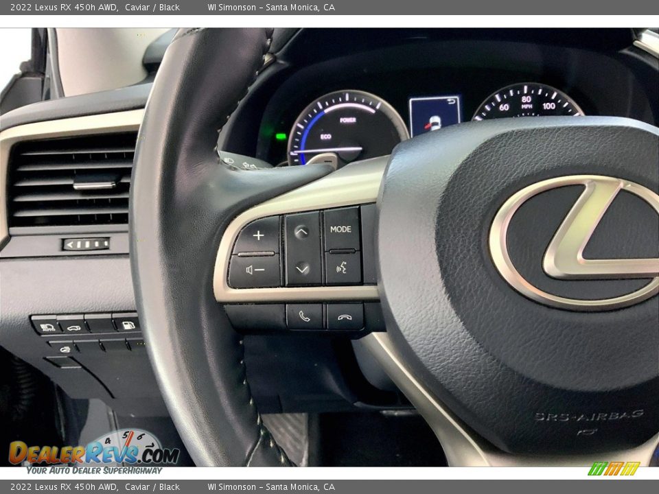 2022 Lexus RX 450h AWD Steering Wheel Photo #21