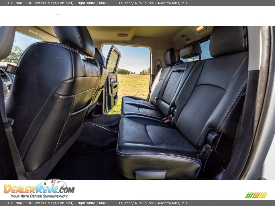 Rear Seat of 2016 Ram 2500 Laramie Mega Cab 4x4 Photo #20