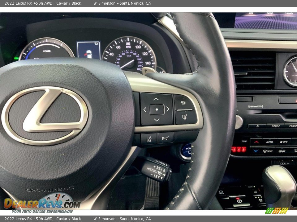 2022 Lexus RX 450h AWD Steering Wheel Photo #22