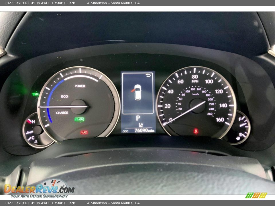 2022 Lexus RX 450h AWD Gauges Photo #23