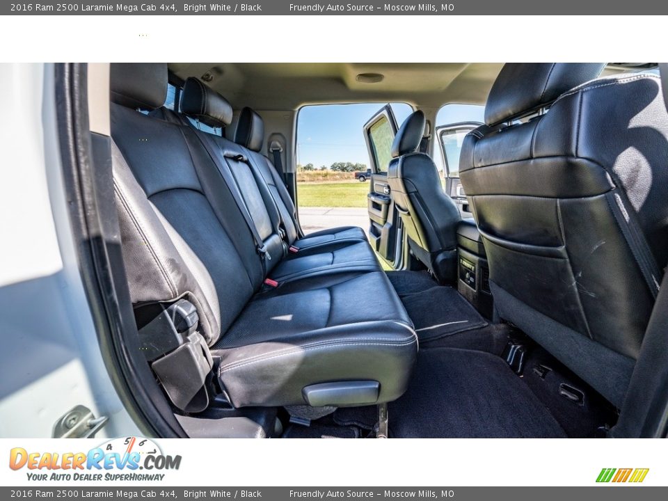Rear Seat of 2016 Ram 2500 Laramie Mega Cab 4x4 Photo #24