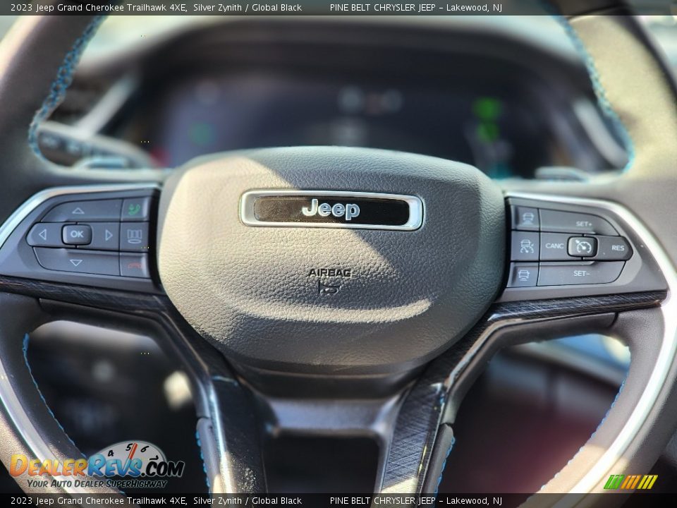 2023 Jeep Grand Cherokee Trailhawk 4XE Steering Wheel Photo #10