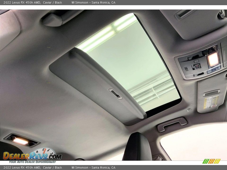 Sunroof of 2022 Lexus RX 450h AWD Photo #25