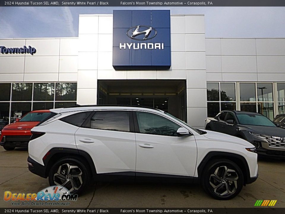 2024 Hyundai Tucson SEL AWD Serenity White Pearl / Black Photo #1