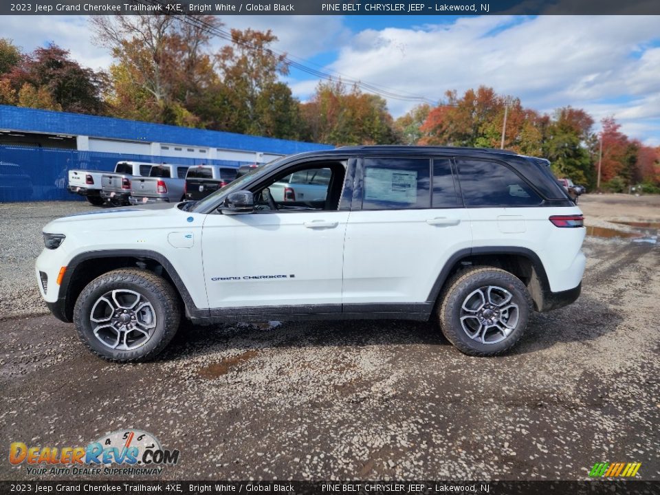 Bright White 2023 Jeep Grand Cherokee Trailhawk 4XE Photo #3