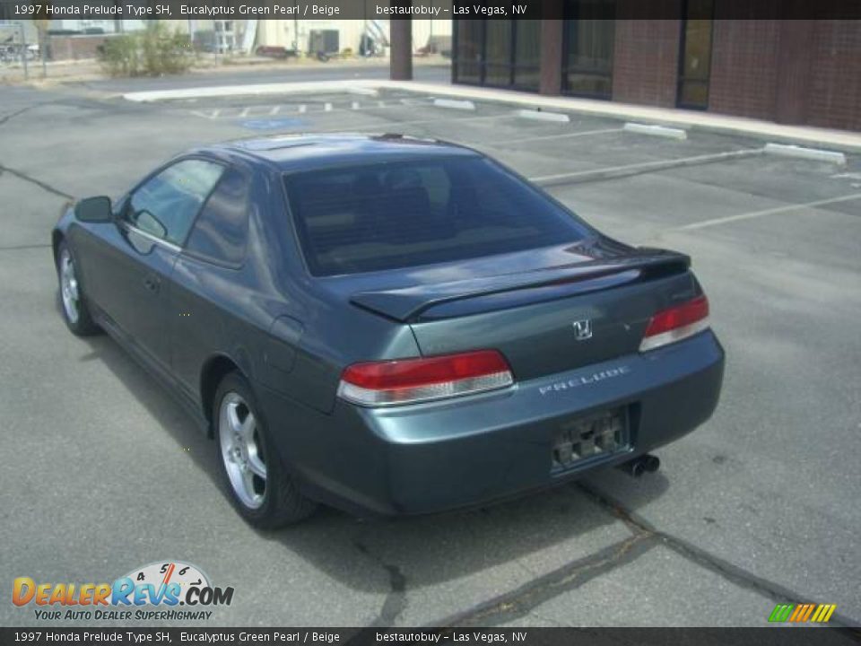 1997 Honda Prelude Type SH Eucalyptus Green Pearl / Beige Photo #26