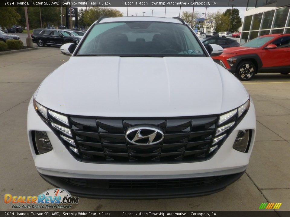 2024 Hyundai Tucson SEL AWD Serenity White Pearl / Black Photo #8