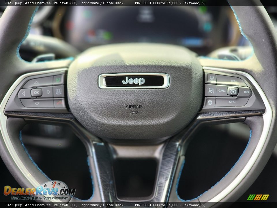 2023 Jeep Grand Cherokee Trailhawk 4XE Steering Wheel Photo #10
