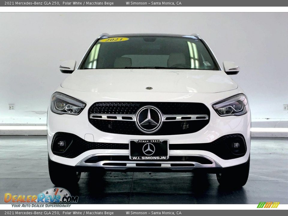 2021 Mercedes-Benz GLA 250 Polar White / Macchiato Beige Photo #2