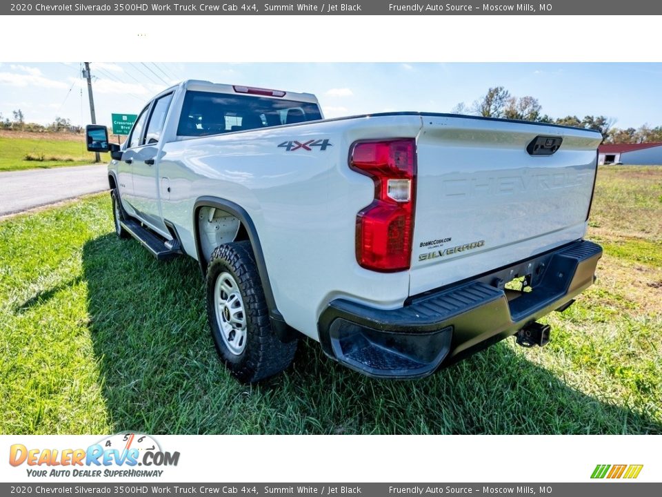 2020 Chevrolet Silverado 3500HD Work Truck Crew Cab 4x4 Summit White / Jet Black Photo #6