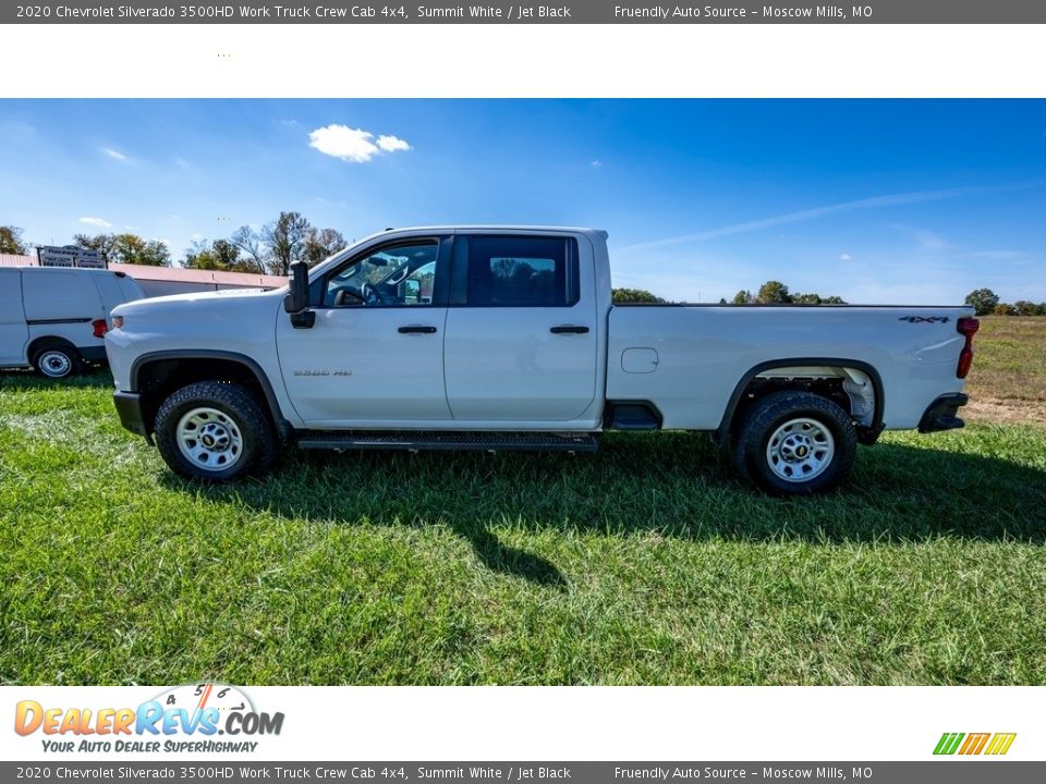 2020 Chevrolet Silverado 3500HD Work Truck Crew Cab 4x4 Summit White / Jet Black Photo #7