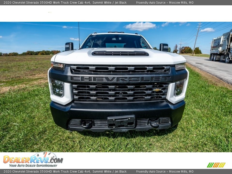 2020 Chevrolet Silverado 3500HD Work Truck Crew Cab 4x4 Summit White / Jet Black Photo #9