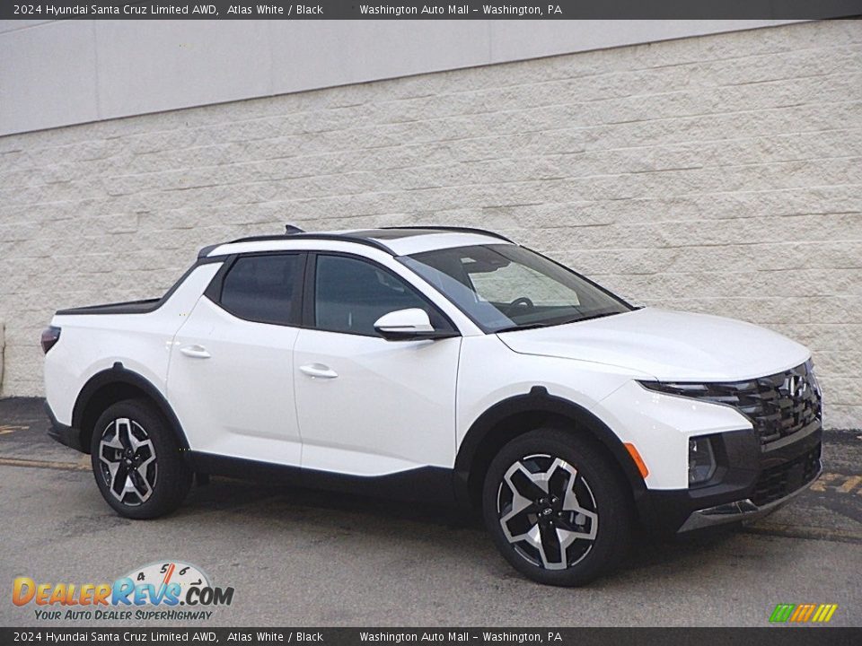 Atlas White 2024 Hyundai Santa Cruz Limited AWD Photo #1