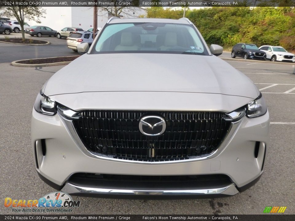 Rhodium White Premium 2024 Mazda CX-90 Premium AWD Photo #8