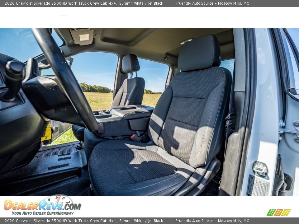 2020 Chevrolet Silverado 3500HD Work Truck Crew Cab 4x4 Summit White / Jet Black Photo #17