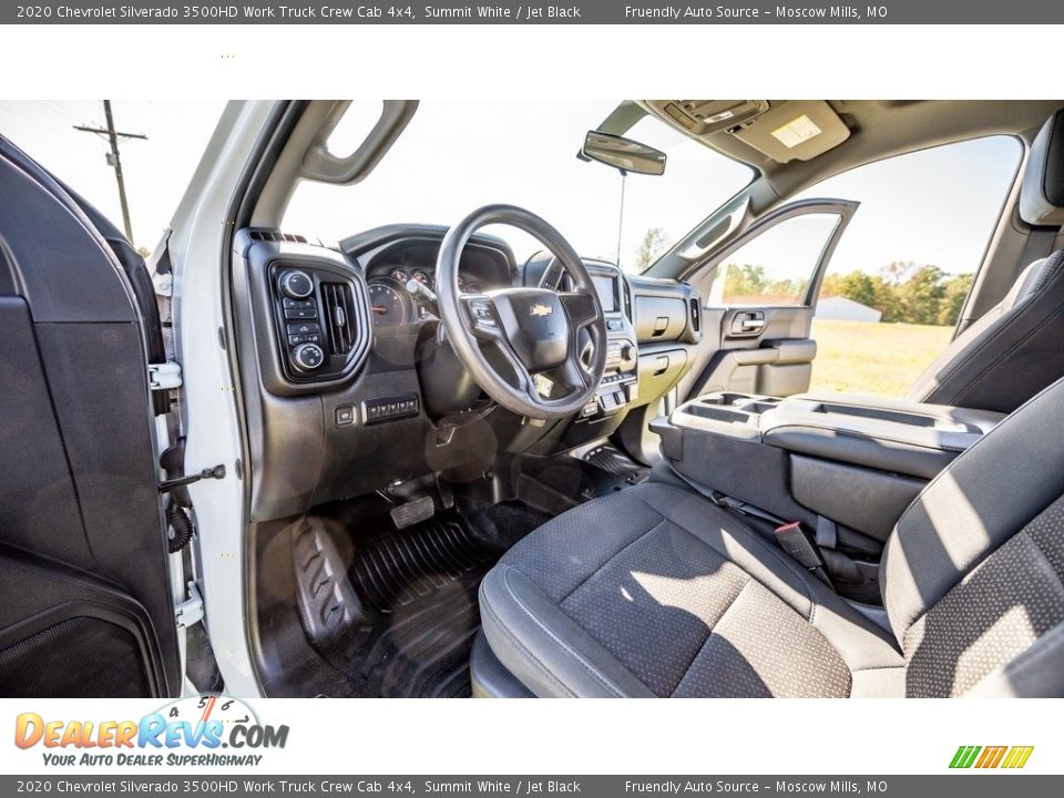 2020 Chevrolet Silverado 3500HD Work Truck Crew Cab 4x4 Summit White / Jet Black Photo #19