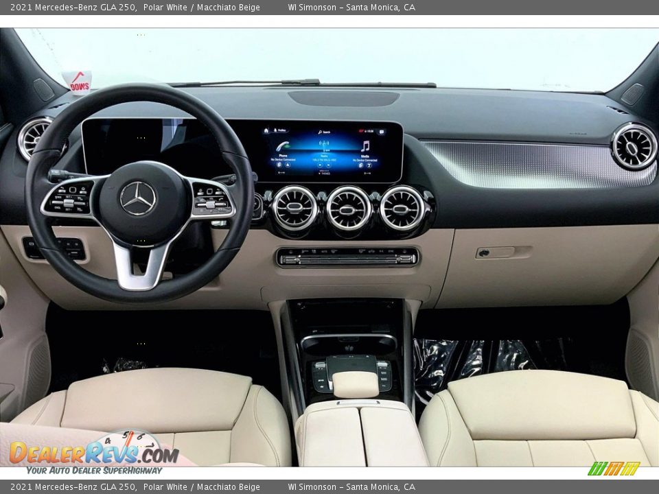 2021 Mercedes-Benz GLA 250 Polar White / Macchiato Beige Photo #15