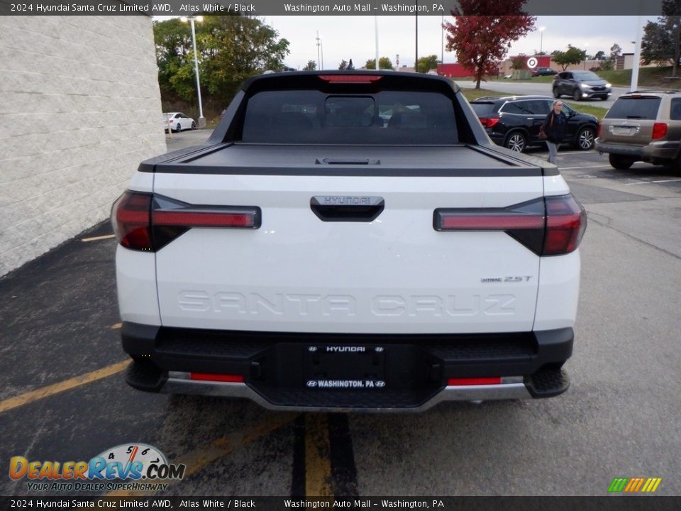 2024 Hyundai Santa Cruz Limited AWD Atlas White / Black Photo #6