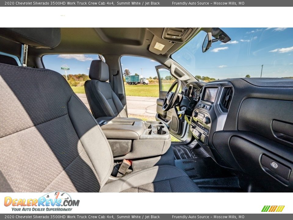 Front Seat of 2020 Chevrolet Silverado 3500HD Work Truck Crew Cab 4x4 Photo #24