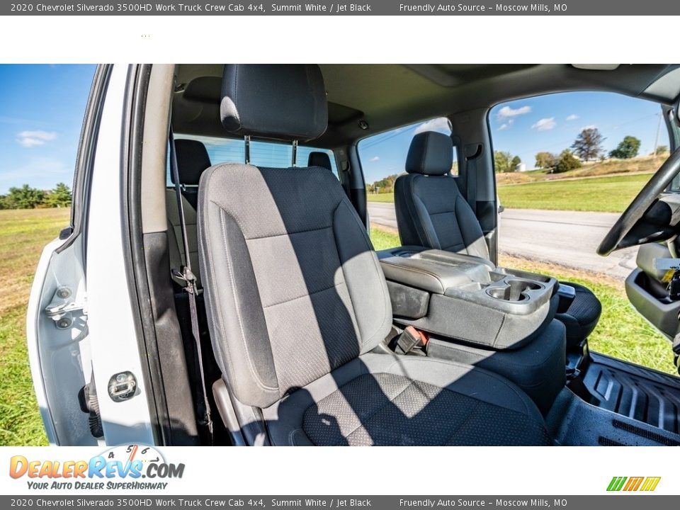 Front Seat of 2020 Chevrolet Silverado 3500HD Work Truck Crew Cab 4x4 Photo #25