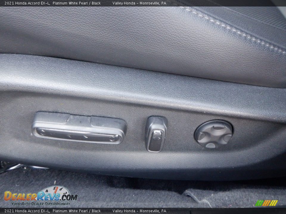 2021 Honda Accord EX-L Platinum White Pearl / Black Photo #13