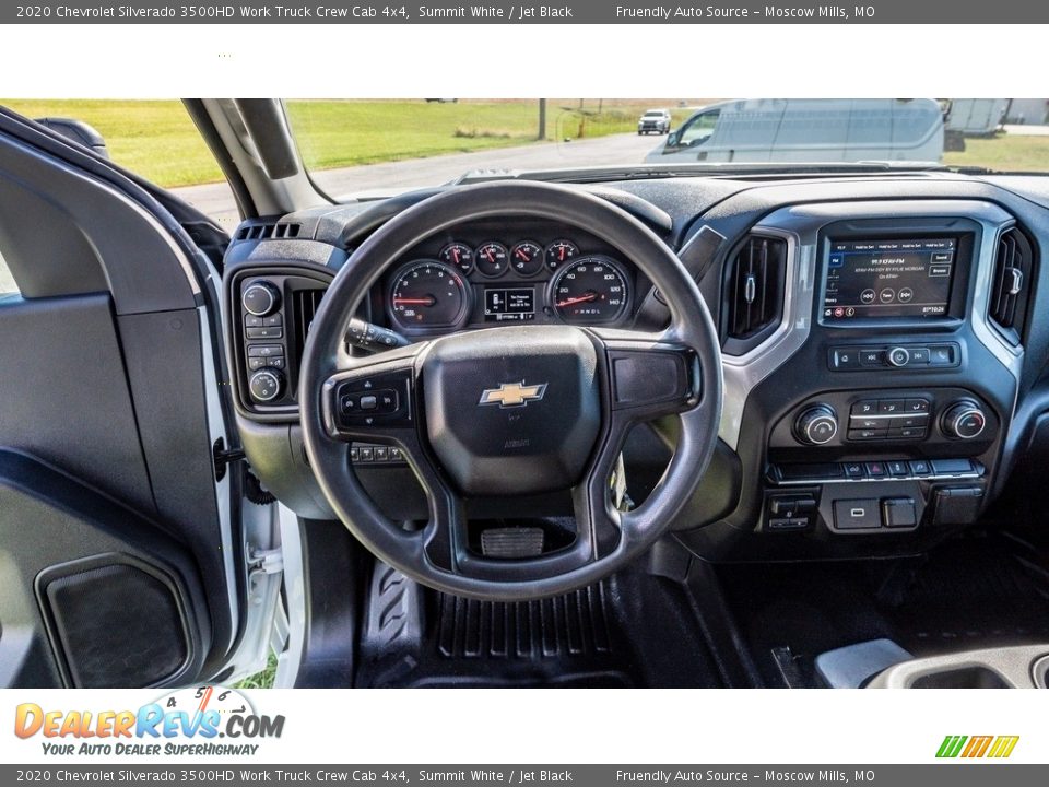 Dashboard of 2020 Chevrolet Silverado 3500HD Work Truck Crew Cab 4x4 Photo #27