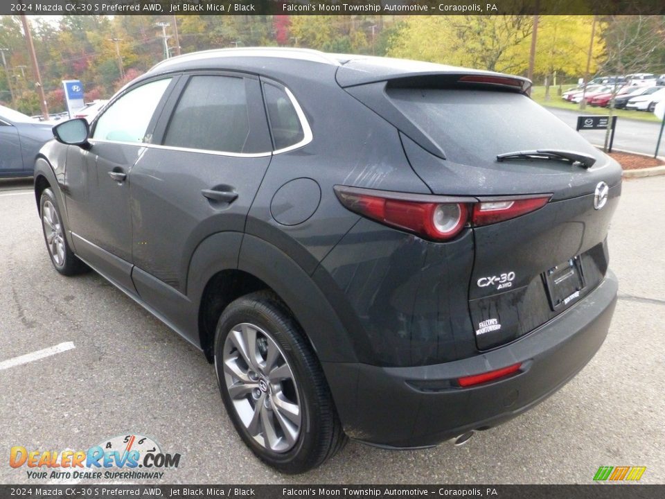 2024 Mazda CX-30 S Preferred AWD Jet Black Mica / Black Photo #5