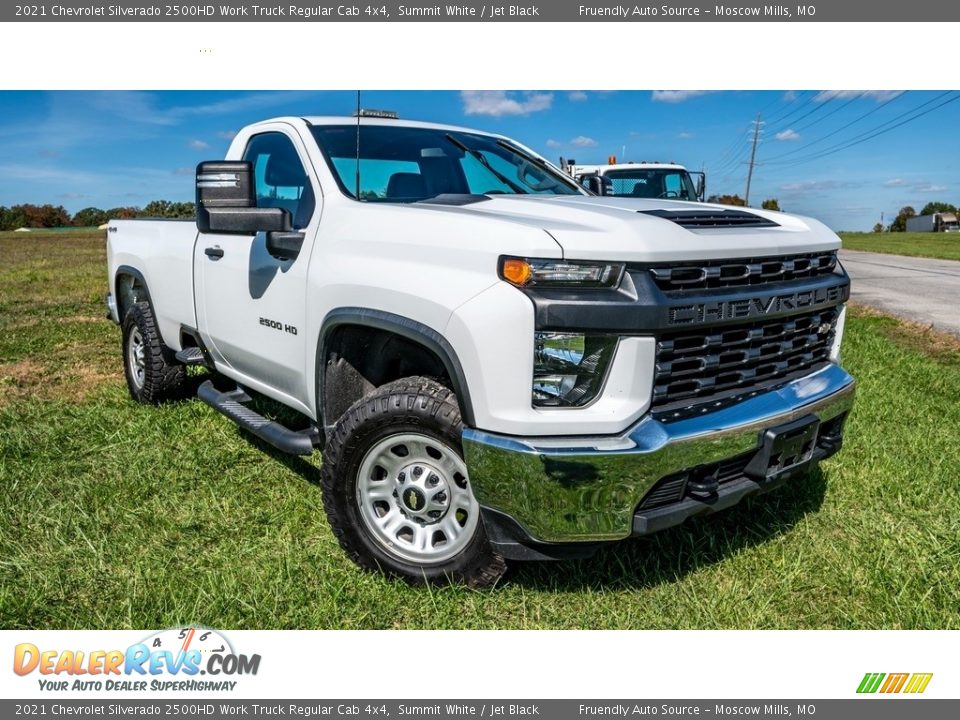 2021 Chevrolet Silverado 2500HD Work Truck Regular Cab 4x4 Summit White / Jet Black Photo #1