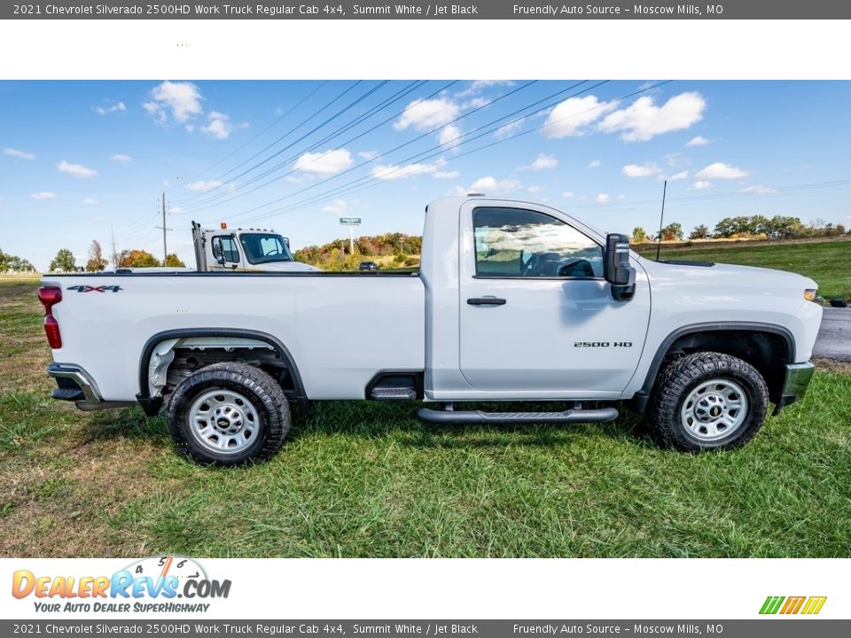 Summit White 2021 Chevrolet Silverado 2500HD Work Truck Regular Cab 4x4 Photo #3