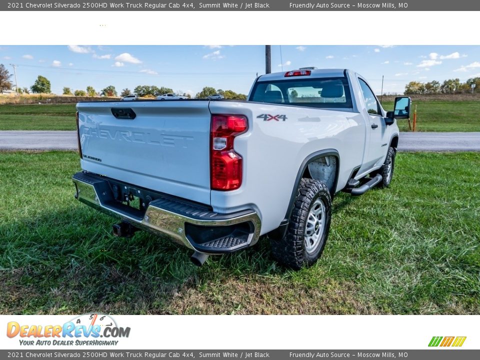 2021 Chevrolet Silverado 2500HD Work Truck Regular Cab 4x4 Summit White / Jet Black Photo #4