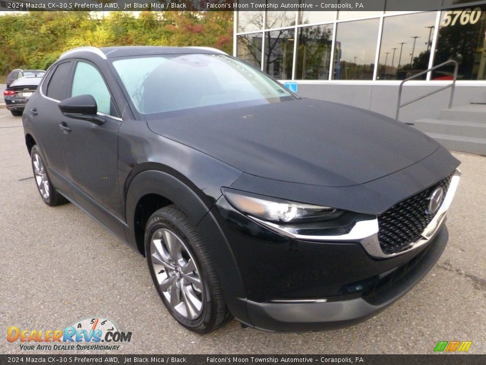 Jet Black Mica 2024 Mazda CX-30 S Preferred AWD Photo #9