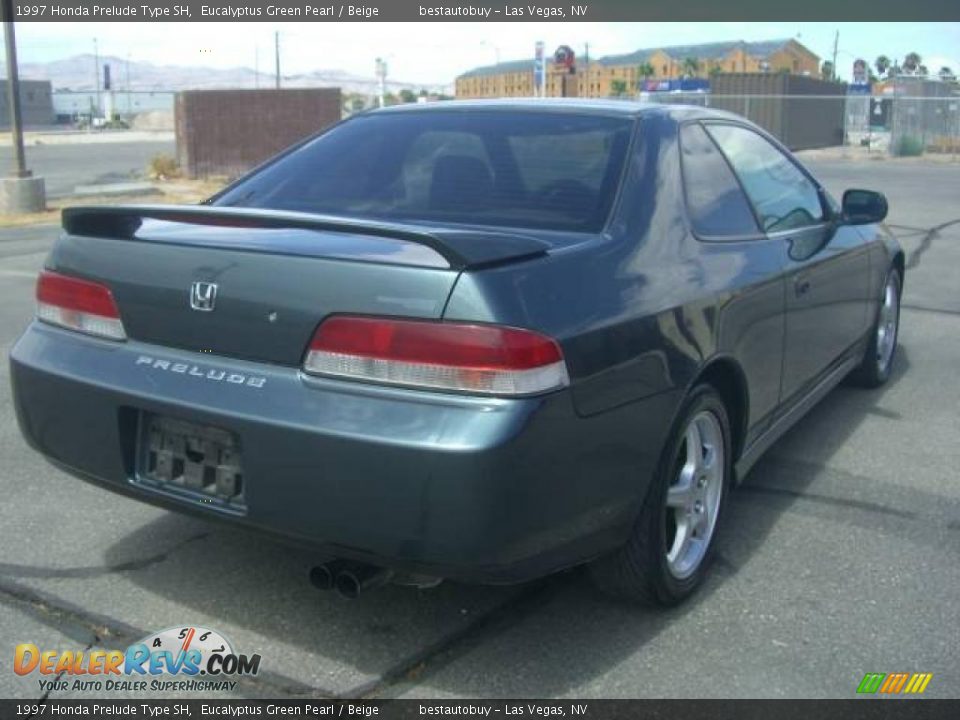 1997 Honda Prelude Type SH Eucalyptus Green Pearl / Beige Photo #27